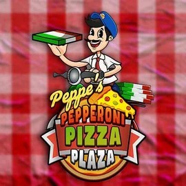 Peppe’s Pepperoni Pizza Plaza logo by Pragmatic Play at Incognito Casino