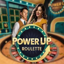 Official Live Casino logo: PowerUP Roulette by Pragmatic Play at Incognito Casino