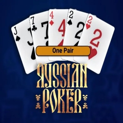 Russian Poker slot logo by OneTouch Games at Incognito Casino
