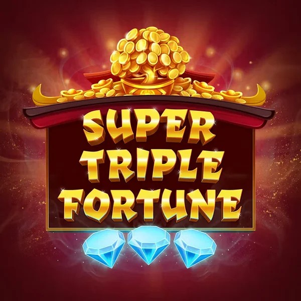 Super Triple Fortune slot logo by Greentube at Incognito Casino